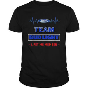 Bud Light Team Lifetime Member Heartbeat Shirt